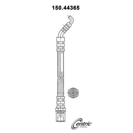 Centric Parts Brake Hose, 150.44365 150.44365